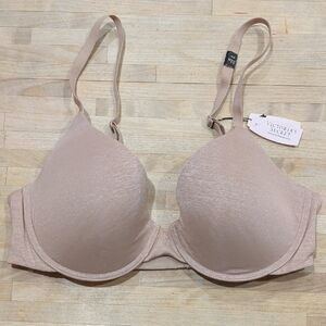 NWT Victoria's Secret Underwire Uplift Padded T Shirt Bra In Tan Size 42D